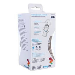 Бутылочка для кормления антиколиковая, от 0 мес., 180 мл, белая