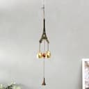 Музыка ветра «Эйфелева башня», металл, 4 колокольчика, 41 см