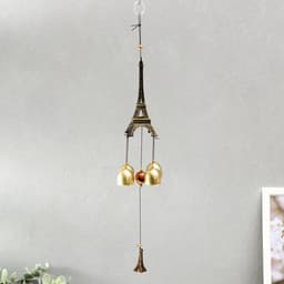 Музыка ветра «Эйфелева башня», металл, 4 колокольчика, 41 см
