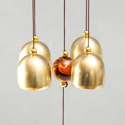 Музыка ветра «Эйфелева башня», металл, 4 колокольчика, 41 см