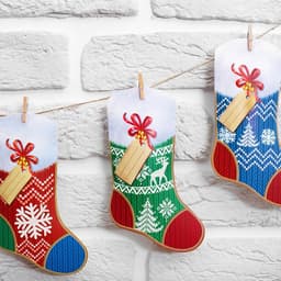 Гирлянда бумажная «Новый Год», с прищепками