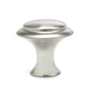 Ручка кнопка ТУНДРА, d=23 мм, цвет матовый никель