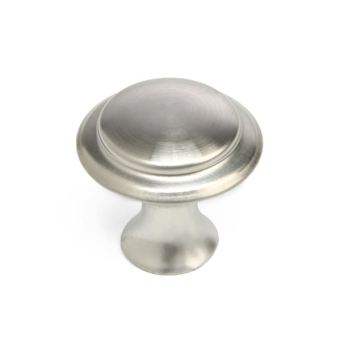 Ручка кнопка ТУНДРА, d=23 мм, цвет матовый никель