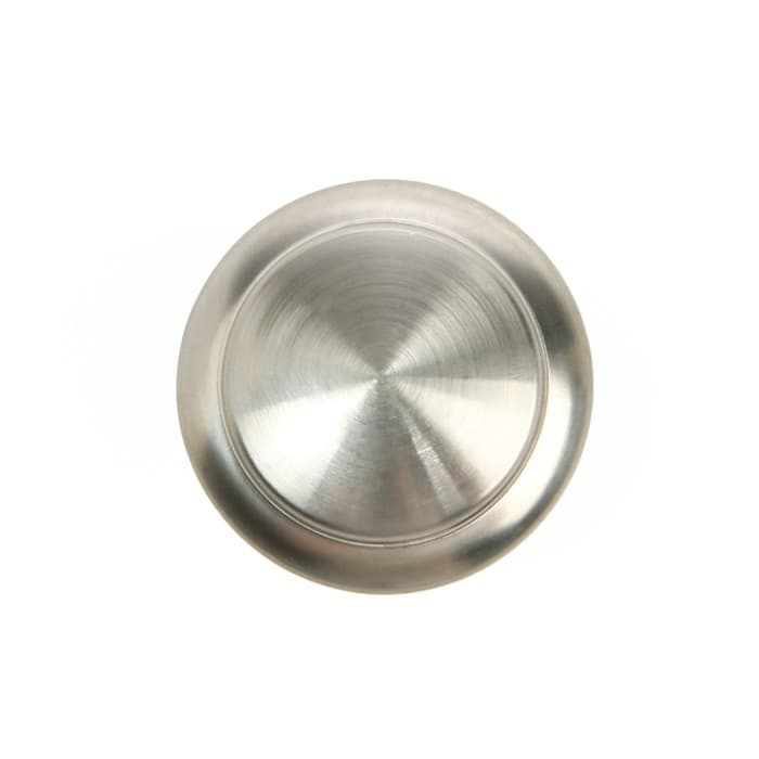 Ручка кнопка ТУНДРА, d=28 мм, цвет матовый никель