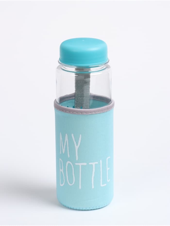 Бутылка для воды My bottle, 500 мл, 19.5×6 см, чехол в комплекте, цвет МИКС