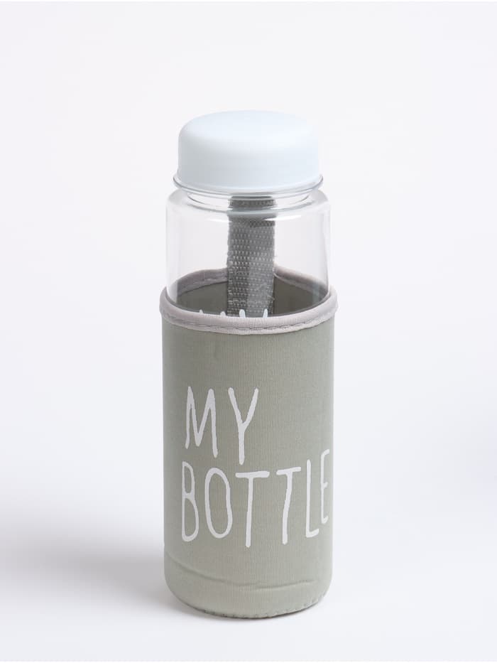 Бутылка для воды My bottle, 500 мл, 19.5×6 см, чехол в комплекте, цвет МИКС