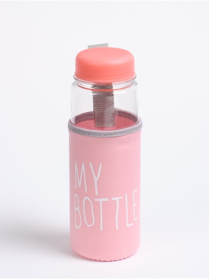 Бутылка для воды My bottle, 500 мл, 19.5×6 см, чехол в комплекте, цвет МИКС