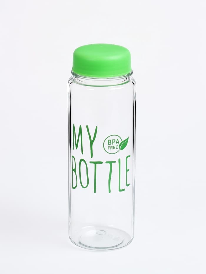 Бутылка для воды My bottle, 500 мл, 19.5×6 см, чехол в комплекте, цвет МИКС