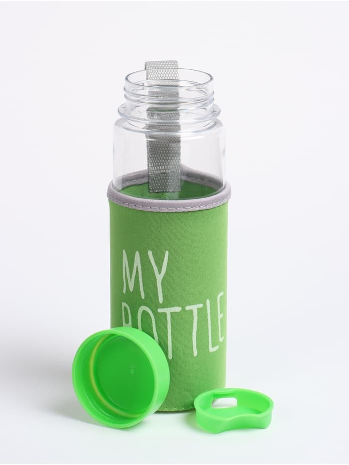 Бутылка для воды My bottle, 500 мл, 19.5×6 см, чехол в комплекте, цвет МИКС