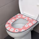 Чехол на сиденье для унитаза на липучках «Цветы», 35×45 см, МИКС