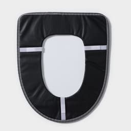 Чехол на сиденье для унитаза на липучках «Цветы», 35×45 см, МИКС