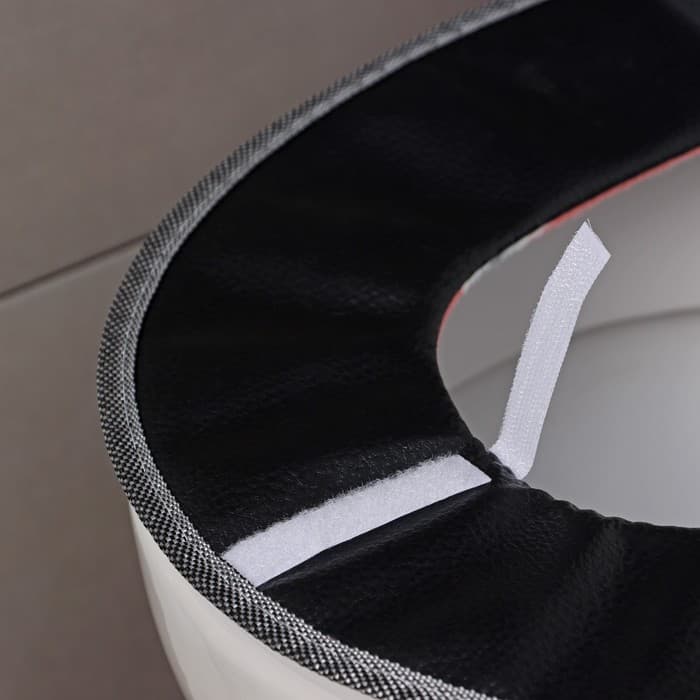 Чехол на сиденье для унитаза на липучках «Цветы», 35×45 см, МИКС