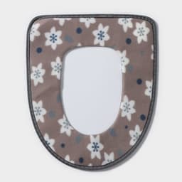 Чехол на сиденье для унитаза на липучках «Цветы», 35×45 см, МИКС