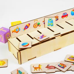 Сортер «Животные, игрушки, одежда»