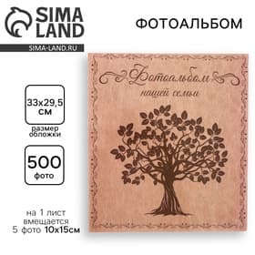 Фотоальбом на 500 фото 10×15 см «Фото нашей семьи»