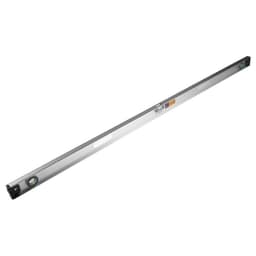 Уровень алюминиевый ТУНДРА «Рельс», 3 глазка (1 поворотный), 1500 мм