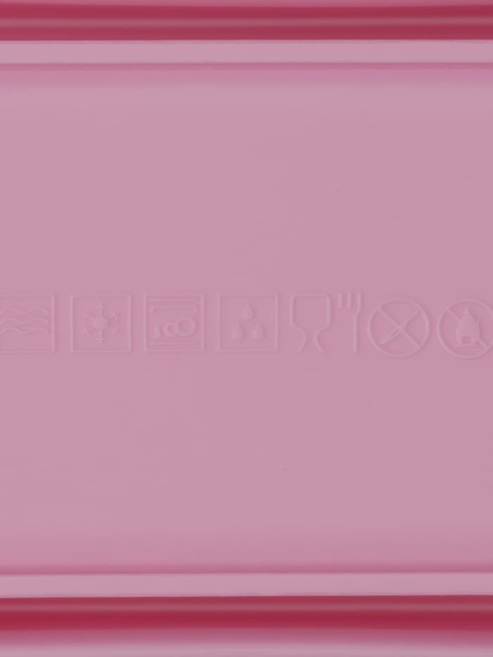 Контейнер складной с крышкой Доляна «Коста», 500 мл, 16×10×6 см, розовый