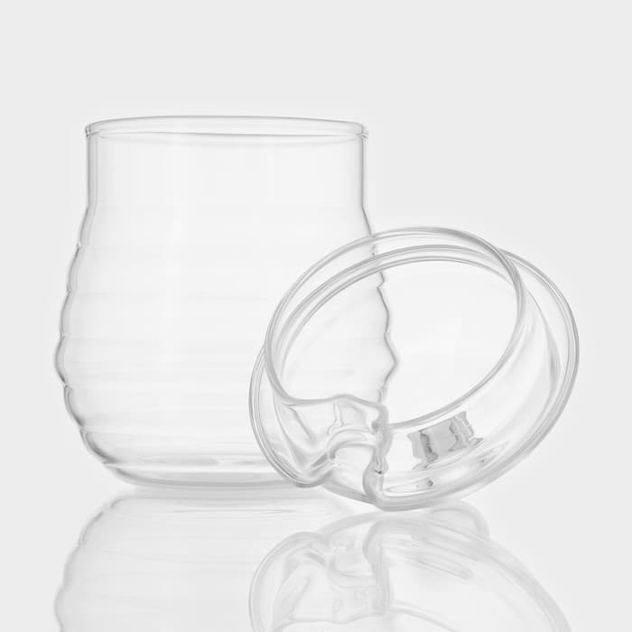 Баночка для мёда и варенья Magistro «Винни», 300 мл, 8×14 см, стекло, прозрачная