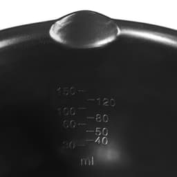 Чаша для окрашивания, с ручкой, 150 мл, d=11(±1) см, чёрная
