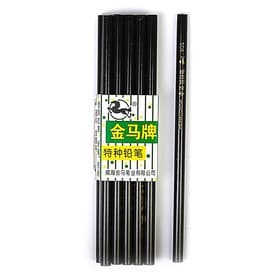 Карандаш цветной для разных поверхностей (стекло, ткани, металлу, пластику, резине) чёрный