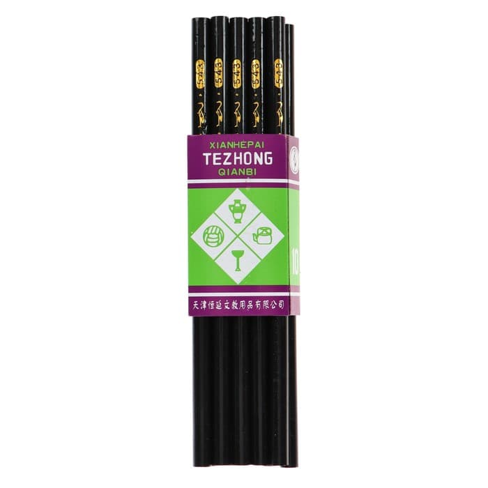 Карандаш цветной для разных поверхностей (стекло, ткани, металлу, пластику, резине) чёрный