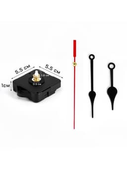 Часовой механизм со стрелками «Соломон-6», плавный ход, шток 16 мм, стрелки 60/83/90 мм