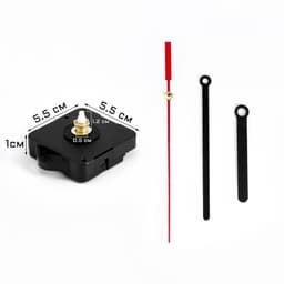 Часовой механизм со стрелками «Соломон-8», плавный ход, шток 12 мм, стрелки 60/95/98 мм