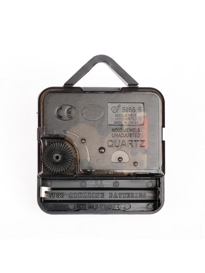 Часовой механизм со стрелками «Соломон-8», плавный ход, шток 12 мм, стрелки 60/95/98 мм