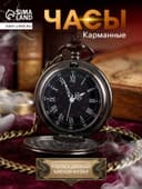 Часы карманные «Бонжур», кварцевые, циферблат d=4 см, 5.5×4.5 см, цепочка 80 см