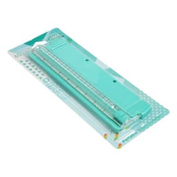 Роликовый резак для бумаги А5, до 3 листов, безопасное лезвие, длина реза 220 мм, в блистере, МИКС