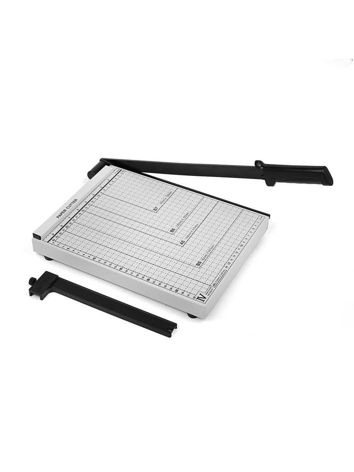 Сабельный резак для бумаги A4, до 10 листов, металлическая основа, длина реза 320 мм