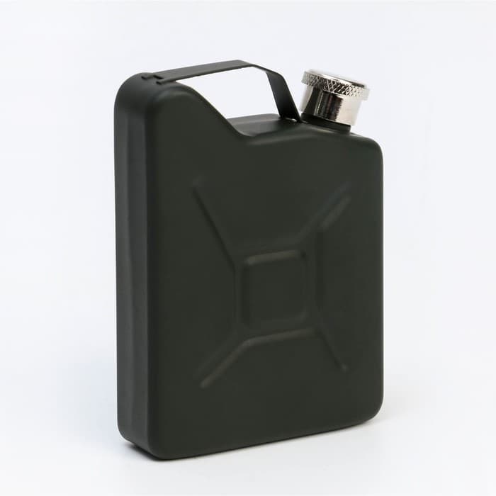 Фляжка Мастер К «Канистра», 150 мл, подарочная, нержавеющая сталь, нержавеющая сталь