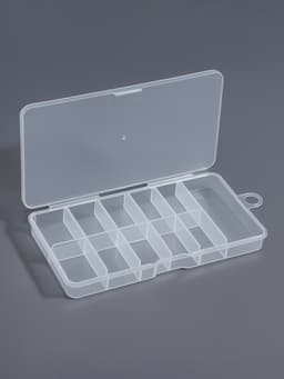 Органайзер для хранения мелочей, с подвесом, 11 ячеек, 14.5×8×1.7 см, прозрачный