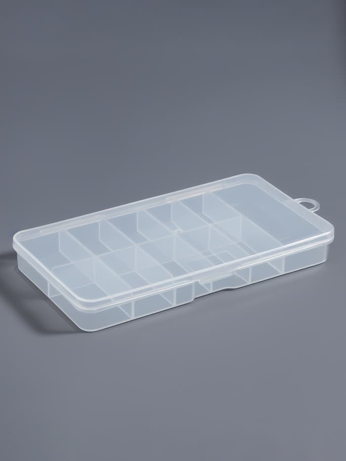 Органайзер для хранения мелочей, с подвесом, 11 ячеек, 14.5×8×1.7 см, прозрачный