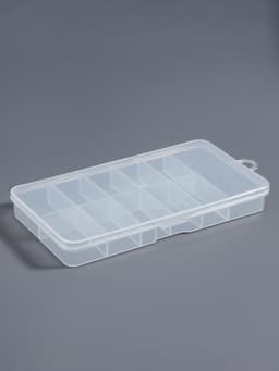 Органайзер для хранения мелочей, с подвесом, 11 ячеек, 14.5×8×1.7 см, прозрачный