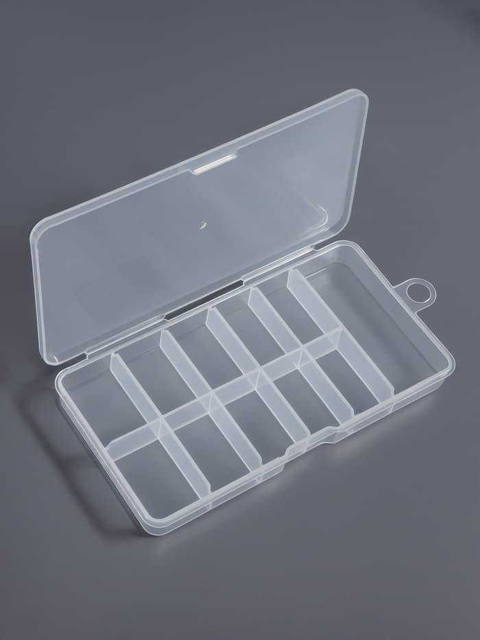 Органайзер для хранения мелочей, с подвесом, 11 ячеек, 14.5×8×1.7 см, прозрачный