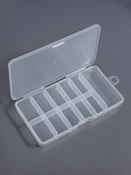 Органайзер для хранения мелочей, с подвесом, 11 ячеек, 14.5×8×1.7 см, прозрачный