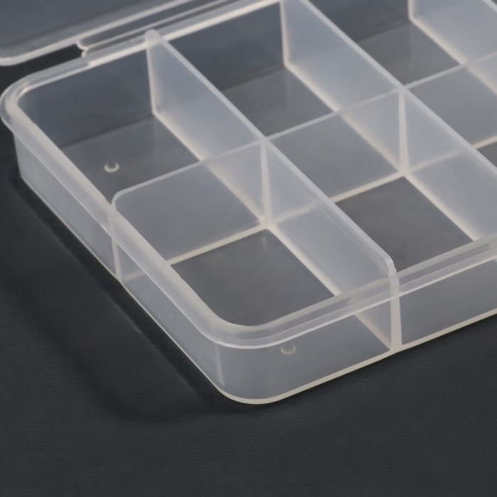 Органайзер для хранения мелочей, с подвесом, 11 ячеек, 14.5×8×1.7 см, прозрачный