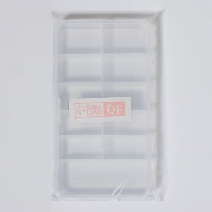 Органайзер для хранения мелочей, с подвесом, 11 ячеек, 14.5×8×1.7 см, прозрачный