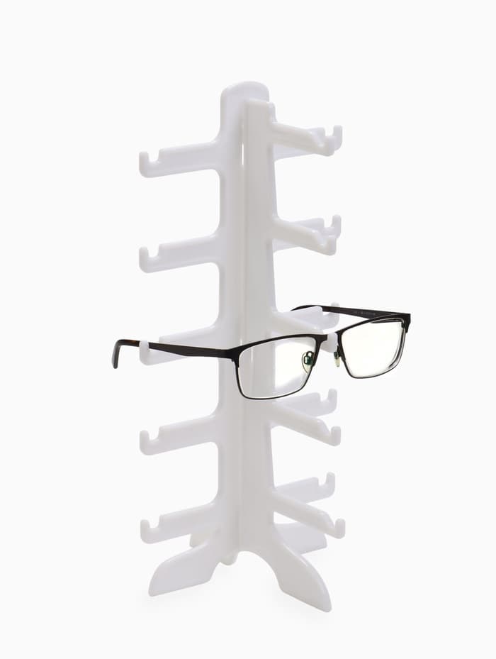 Подставка под очки, 5 мест, 15.5×14×31 см, белая