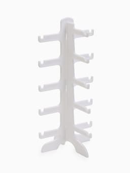 Подставка под очки, 5 мест, 15.5×14×31 см, белая