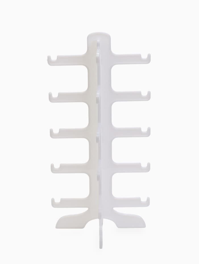 Подставка под очки, 5 мест, 15.5×14×31 см, белая