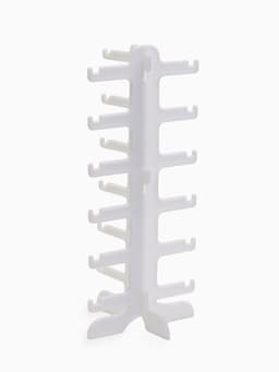 Подставка под очки 6 мест, 16×14.5×35.5 см, белая