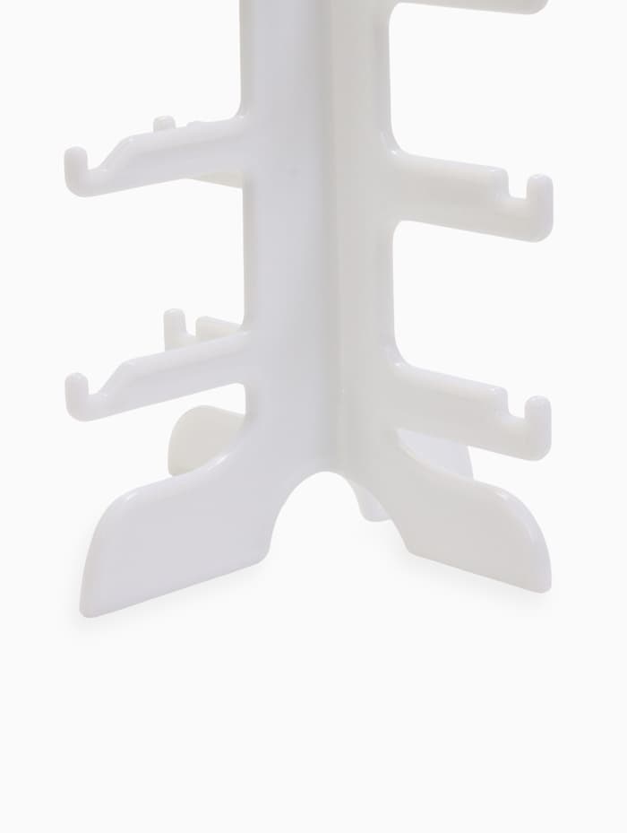 Подставка под очки 6 мест, 16×14.5×35.5 см, белая