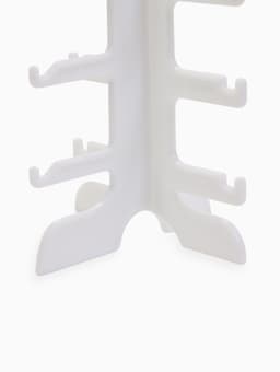 Подставка под очки 6 мест, 16×14.5×35.5 см, белая