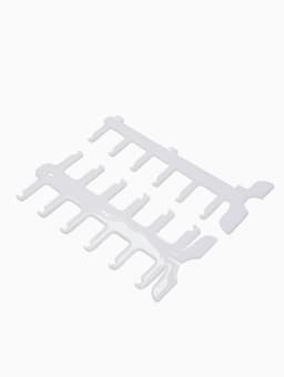 Подставка под очки 6 мест, 16×14.5×35.5 см, белая