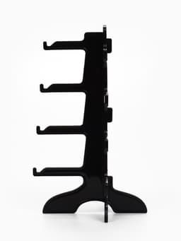 Подставка под очки, 4 места, 16×14.5×25.5 см, чёрная