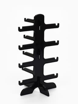 Подставка под очки, 4 места, 16×14.5×25.5 см, чёрная