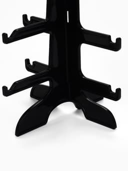 Подставка под очки, 4 места, 16×14.5×25.5 см, чёрная