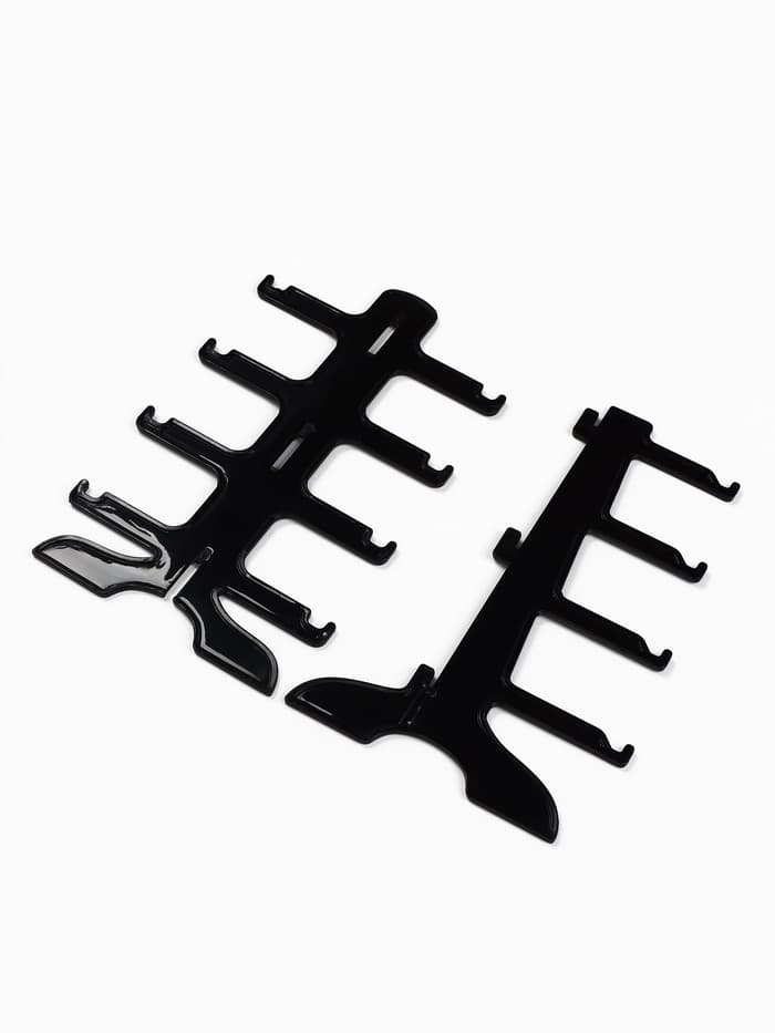 Подставка под очки, 4 места, 16×14.5×25.5 см, чёрная